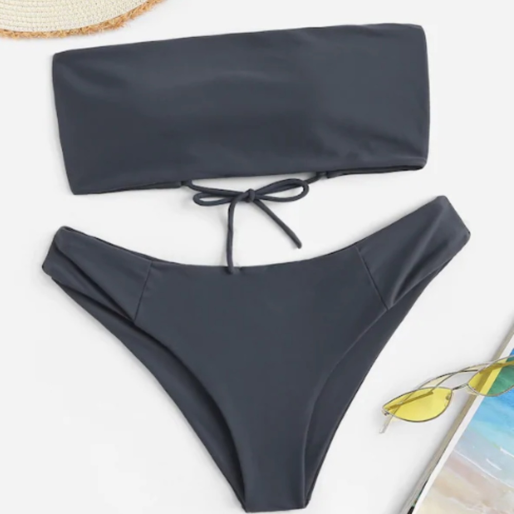 New/Never Worn Lace-Up SHEIN Bikini